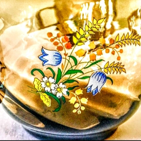 Set of 3 Vintage France Smokey Glass Teacups